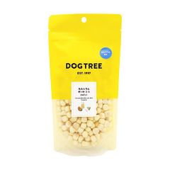 【カルシウムボーロミニ】ドッグツリー　かぼちゃ　Mサイズ　100ｇ　犬用おやつ　国産　合成保存料不使用　着色料不使用　チャック付き　犬　いぬ　ドッグ　dog ご褒美　ごほうび　幼犬　シニア犬　しつけ　ドッグフード　餌　えさ　愛犬