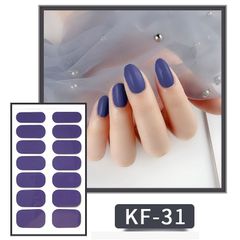 KF031 ネイルシール 貼るだけ ジェルネイル 3D時短簡単お手軽 セルフネイル マニキュア 張るだけ ウエディング 手用 夏デコシール 柄花フラワー蝶バラ星ボタニカル かわいい シンプル ブライダル シルバー ゴールド ホワイト グラデーション 単色★4