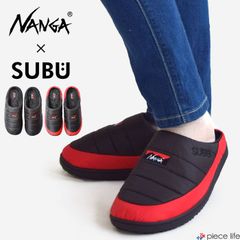 【2024秋冬新作】NANGA ナンガ サンダル 靴 SUBU 30th スブ 30周年 アニバーサリー オーロラテックス メンズ レディース 春 秋 冬 ブラック レッド NA2443-3E107-A