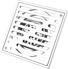 xuuyuu.. 排水口ふた 防臭 水洗い ステンレス目皿 浴室(150 * 150mm（大口径モデル）)