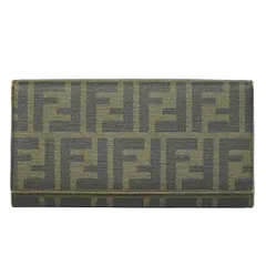 未使用に近い FENDI フェンディ 長財布 エフイズ ズッカ ロングウォレット 未使用に近い FENDI フェンディ 長財布 エフイズ ズッカ ロング