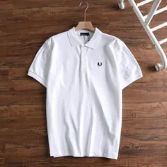 新品 夏 FRED PERRY フレッドペリー ポロシャツ 半袖 ブラック ホワイト