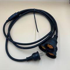 【動作OK】延長コード 防雨型 15A 3ツ又 2.5m 即日発送