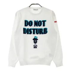 サイズ：M AND PER SE アンパスィ 2023年モデル AFF2303C1 クールネック ニットセーター 総柄 ホワイト系 [240101371563] ゴルフウェア レディース ストスト