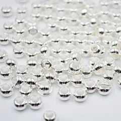 ビーズクラブ ロンデル メタルビーズ 円筒 古代銀 6mm 50個セット メタルビーズ ブレスレット 金具 金属ビーズ パーツ