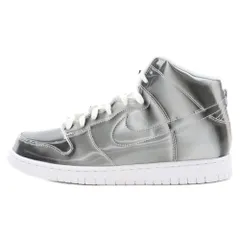 NIKE (ナイキ) ×CLOT DUNK HIGH SILVER FLIX クロット ダンク ハイ シルバーフラックス ハイカットスニーカー グレー US10.5 DH4444-900のサムネイル