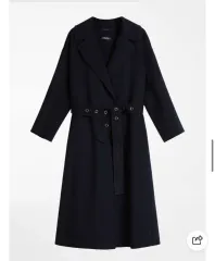 美品☆マックスマーラ カシミヤ アンゴラ ウールコート ロングコート 44 黒 美品☆マックスマーラ カシミヤ アンゴラ ウールコート ロング