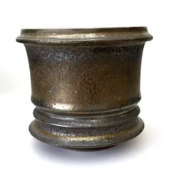 口径 12.5cm植木鉢多肉塊根観葉植物ハンドメイド陶器陶芸アカベサボテンコーデックス グラキリス パキプス アガベ