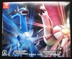 Nintendo Switch 新品ソフト ポケットモンスター ブリリアントダイヤモンド／シャイニングパール DOBLE PACK　特典「モンスターボール」100個シリアルコードチラシ 2枚付き 任天堂 ポケモン