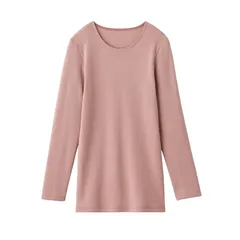 【新品】 [グンゼ] インナーシャツ 裏起毛 厚手 あったかインナー 伸びる 長袖インナー ホットマジック 寒さ知らず MH5646R/MH5646K レディース Newオフピンク M 0