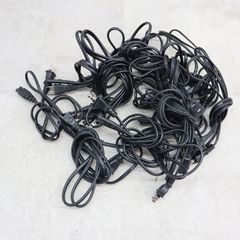 50本 まとめ ｜AC 電源ケーブル 8の字コード｜ メガネ型 電源 コード AC 電源ケーブル 8の字コード メガネ型 電源コード ∞コード 10