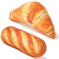 新品 猫の友社 猫用 ぬいぐるみ 玩具 またたび パン 2個 セット フランスパン クロワッサン おもちゃ プレゼント ギフト