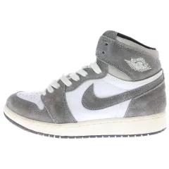 NIKE (ナイキ) GS AIR JORDAN 1 RETRO HIGH OG BLACK AND SMOKE GREY エアジョーダン1 ブラック アンド スモークグレー ハイカットスニーカー レディース FD1437-051