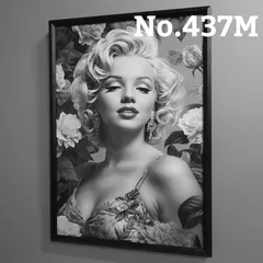 超貴重 マリリン・モンロー モノクロ写真 70cm✖️50cm