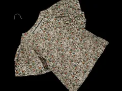 ZARA ザラ 花柄 フリルスリーブ Tシャツ sizeM/白 ■◆ レディース