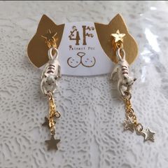 TARATATA タラタタ ピアス 猫 星 フランス メルヘン - メルカリ