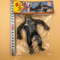【未開封】オンダ キングコング ソフビ 人形 ミニ ミドル 約13.5cm 足裏刻印 MEGO タカラ 当時物 昭和 レトロ ヴィンテージ ビンテージ 希少 未使用品 ※保管劣化あり (30-2025-0722-KO-006)