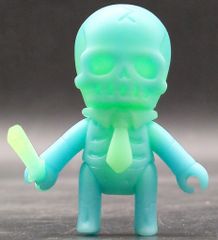スカルチュラ スカルチュラのソフビ ガイコチュ剣士 青緑
