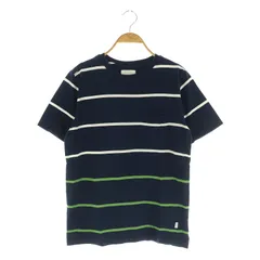 サタデーズサーフ SATURDAYS SURF NYC ボーダー Tシャツ 半袖 コットン S ネイビー /MY ■OS