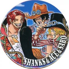 ONEPIECE エース サボ シャンクス 東京タワー 缶バッジ - メルカリ