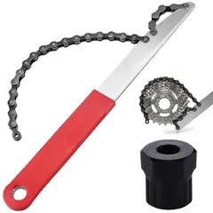 新品 スプロケット 自転車修理工具 チェーンカッター カセット ローターロックリング 取り付け/取り外し 工具 自転車 組立て メンテナンス 修理 自転車フライホイールチェーンスプロケット 自転車チェーン工具 応急修理用 8速～10速に対応 分解工具 チェーン