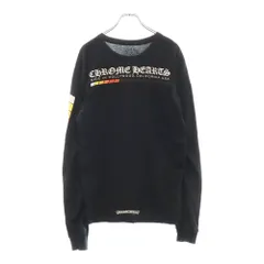 CHROME HEARTS (クロムハーツ) MADE IN HOLLYWOOD メイド イン ハリウッド アームロゴ プリント 長袖カットソー Tシャツ ブラック