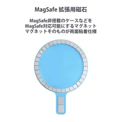 MagSafe対応に対応させるための拡張磁石マグネット 磁石の力でしっかり固定 マグネット マグセーフ対応 iPhone15 14 13 12 mini Pro max Plus