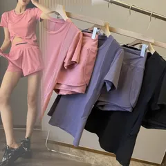 セットアップ スポーツウェア ヨガ 速乾 メッシュ ２色【S815】