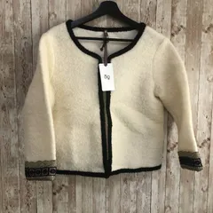 タ　未使用　タグ付き　ジャケット　カーディガン　ホワイト系　M