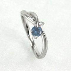2137 アレキサンドライトダイヤリングPT900プラチナ12号0.15ct - メルカリ