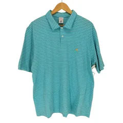 ブルックスブラザーズ 346 BROOKS BROTHERS ロゴ刺繍ボーダーポロシャツ メンズ  XL