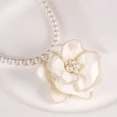 [R de C] コサージュ パール 日本製 安全ピン クリップ 2WAY仕様 結婚式 卒園式 卒業式 入園式 入学式 花 CH-015