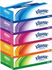 【まとめ買い-12点セット】クリネックスティシュー　180組×5箱パック 【 日本製紙クレシア 】 【 ティッシュ 】