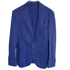 Z1495 L.B.M. 1911 ルビアム テーラード ジャケット ブルー イタリア製