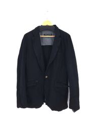 コムデギャルソンオムプリュス COMME des GARCONS HOMME PLUS AD2004 製品染め ポリエステル 縮絨 1Bジャケット メンズ JPN：M 