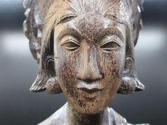 木彫り 彫刻 踊り子 像 バリ島 アート オブジェ - メルカリ