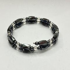 Czech Glass チェコガラス オパール ヴィンテージ 5連 ブレスレット 