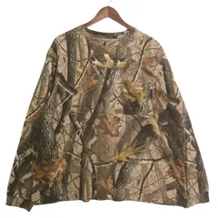 90s USA製　リアルツリーカモ　ロングTシャツ　サーマル　ポケット 90s USA製？ リアルツリーカモ ロングTシャツ サーマル ポケット