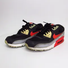 ナイキ NIKE AIR MAX 90 ESSENTIAL エアマックス エッセンシャル スニーカー ブラック レッド 26.5cm FF123 0325