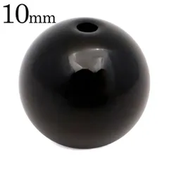 モリオン 粒売り 1粒 10mm ビーズ バラ売り Morion 黒水晶 天然石 クリスマス 贈り物 ギフト プレゼント