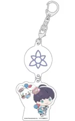 【中古】キーホルダー 19.月岡紬×シナモロール 連結アクリルキーホルダー 「A3!(エースリー)×Sanrio characters」