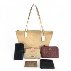 COACH コーチ ハンドバッグ 財布 携帯カバー ポーチ・・6点おまとめセット 現状品