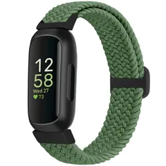 【在庫セール】腕時計バンド Bcuckood Fitbit Inspire 3/Inspire 2/Inspire HR/Inspire/Ace 3/Ace 2対応 女性 男性 子供用 伸縮性のある編み込み腕時計バンド 調節可能な交換用バンド