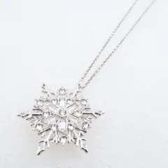美品 VENDOME BOUTIQUE ヴァンドームブティック ネックレス 1点 ペンダント 雪の結晶 レディース AK99 