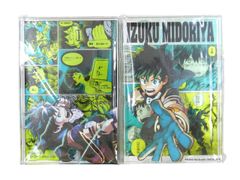緑谷出久 アクリルブロック"HEROES" 2点セット 僕のヒーローアカデミア 中古品(058)