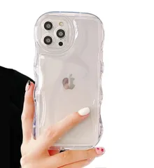 【在庫処分】iPhone 16 Pro Max ケース 可愛い クリア いphone16Pro Max ケース おしゃれ 対応 韓国 人気 スマホケース 透明 TPU カバー かわいい 波状フレーム 薄型 軽量 耐衝撃 ワイヤレス充電対応 対応 iPhone1