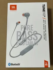 【新品未開封】JBL JBLT110BTGRYJN Bluetoothワイヤレスカナルイヤホン グレー