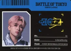 【中古】コレクションカード(男性) JIGGY BOYS ≠ BALLISTIK BOYZ/奥田力也/横型/BATTLE OF TOKYO フォトカード