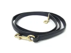 ■美品■ COACH コーチ レザー バッグ用 ショルダーストラップ ショルダーベルト 肩掛け 斜め掛け レディース ネイビー系 BN2101