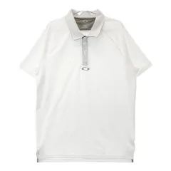 サイズ：L OAKLEY オークリー  半袖ポロシャツ  ホワイト系 [240101389998]# ゴルフウェア メンズ ストスト